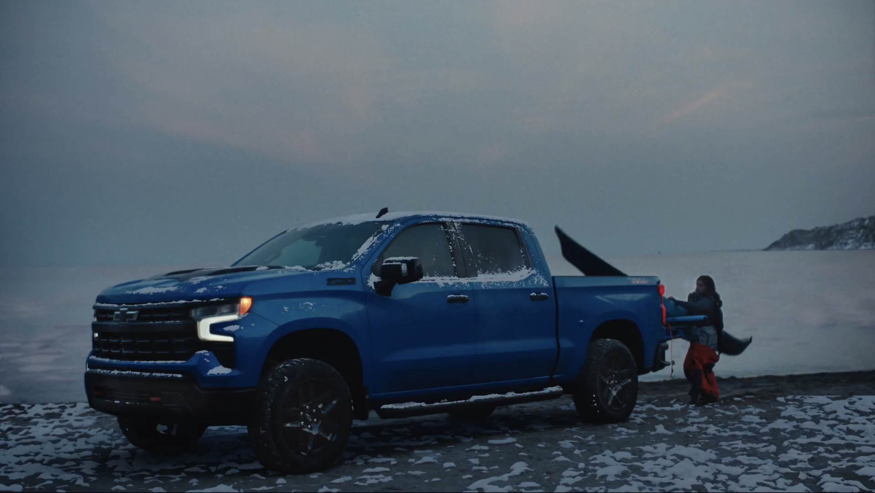 Capture d'écran de la publicité Chevrolet